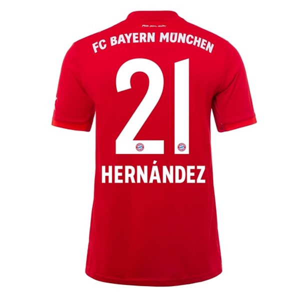 Camiseta Bayern Munich NO.21 Hernández 1ª 2019/20 Rojo